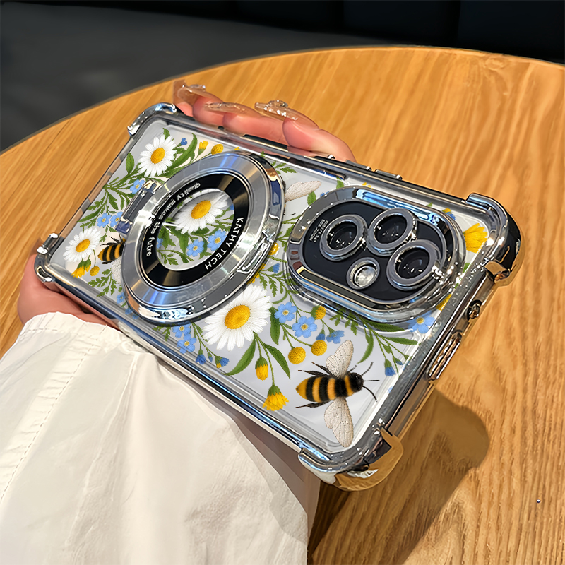 Oppo Reno 12 - INS Daisy Print Floral Phone Case