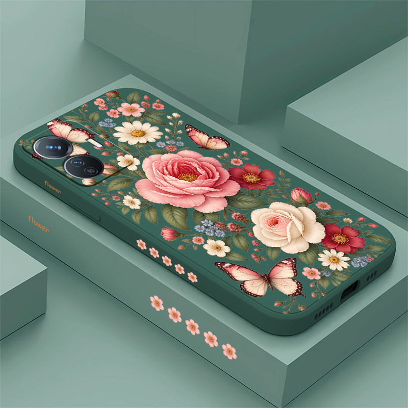 Flowers Butterflies Case For V - Vivo Y28 review and price