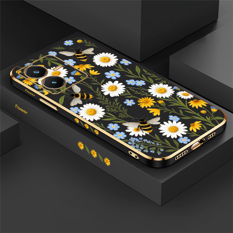Bee Pattern Case For Vivo Y28  - Vivo Y28 review and price