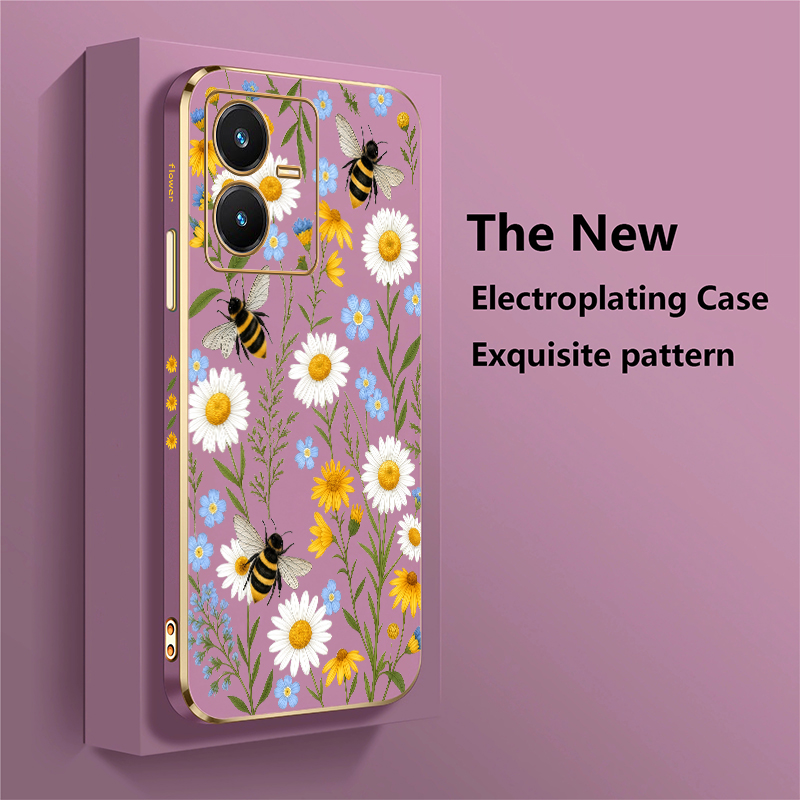 Bee Pattern Case For Vivo Y28  - Vivo Y28 review and price