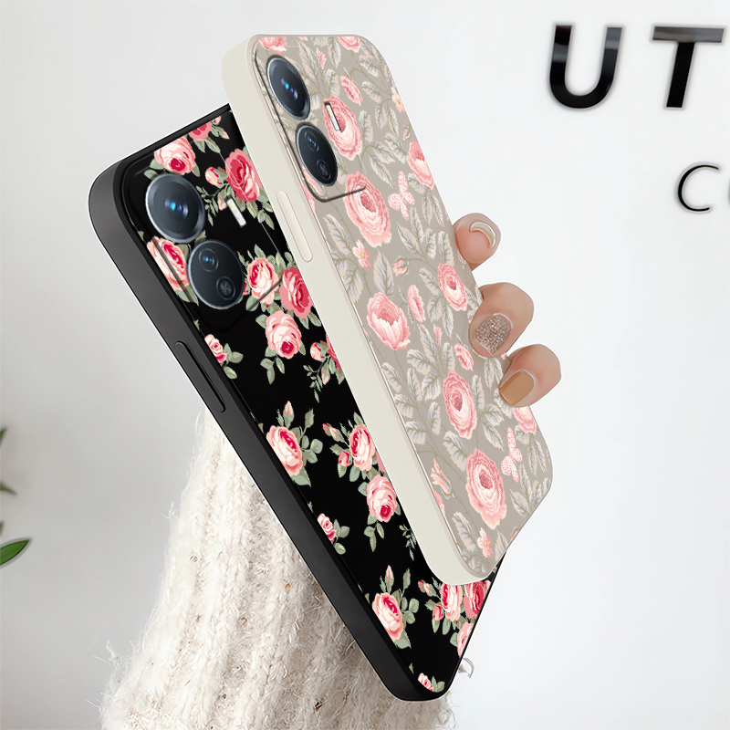 Little Flowers Print Phone Cas - Vivo Y28 review and price