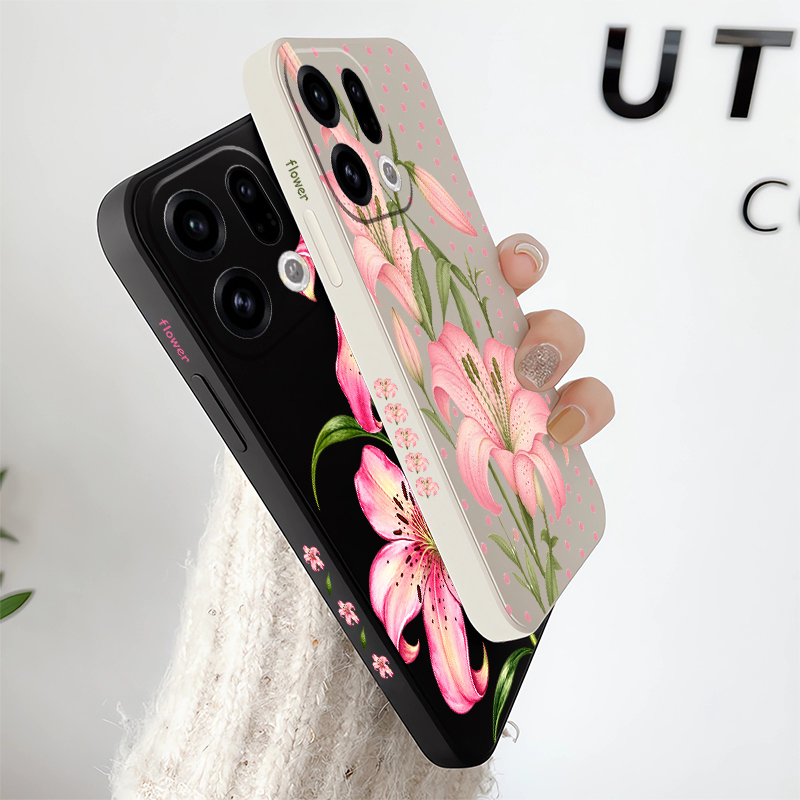 Luxury Pink Floral Pattern Pho - Oppo Reno 12 review and price