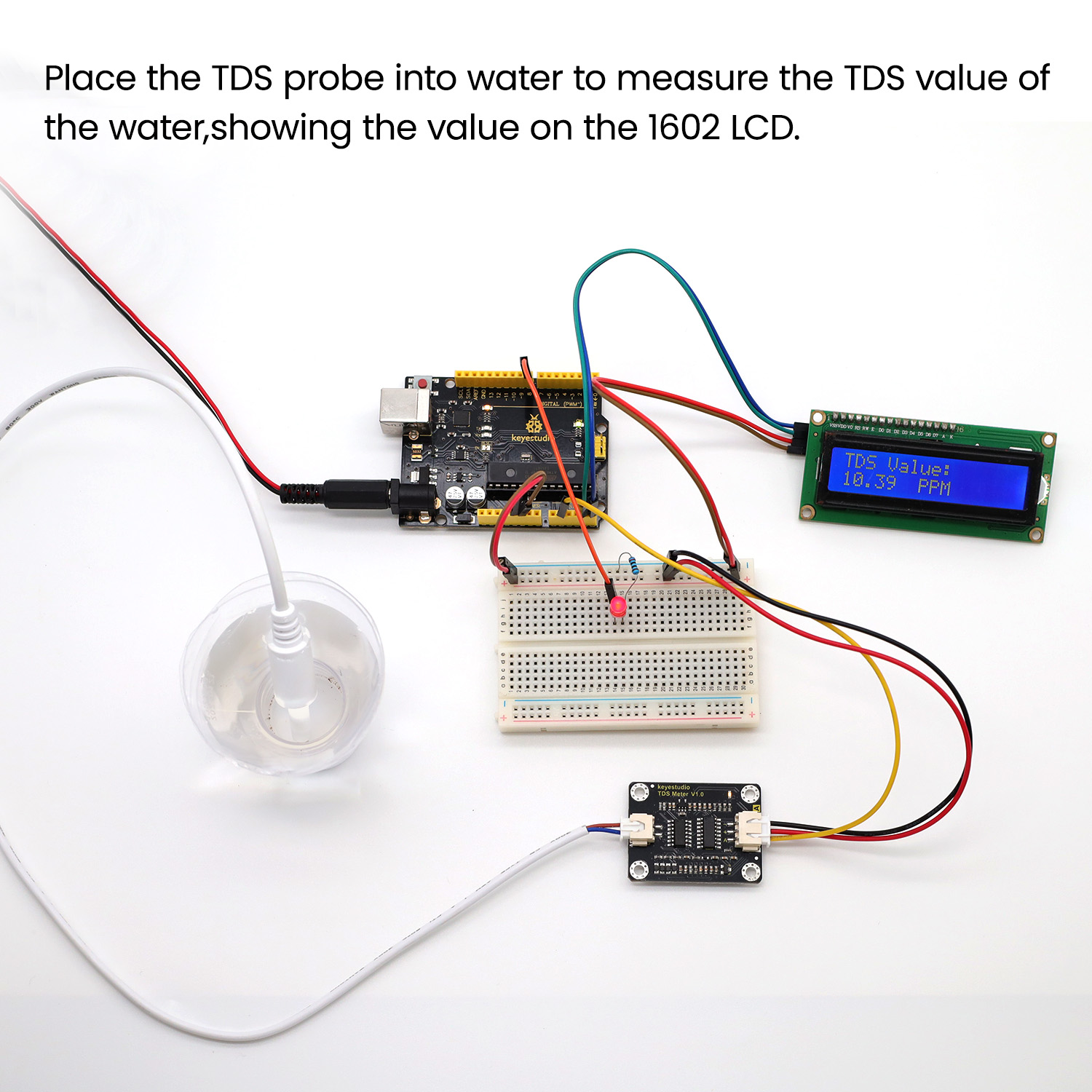 keyestudio TDS Sensor Meter V1 - Hydration Sensor Skin review and price